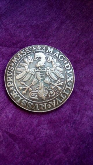 Coin,  Thaler,  1580,  Stephen Bathory,  Poland