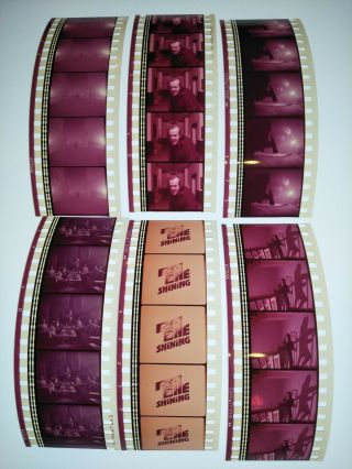 The Shining 1980 35mm Orig Film Cell Cells 6 Strip Movie Cinema Reel Nicholson B