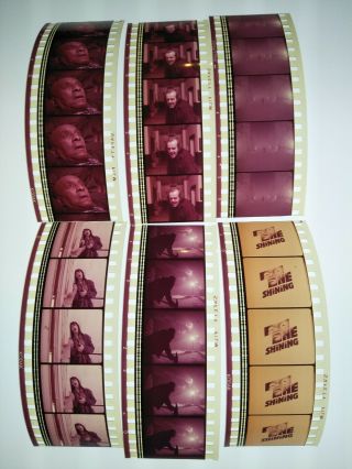 The Shining 1980 35mm Orig Film Cell Cells 6 Strips Movie Cine Reel Nicholson B
