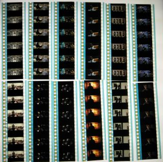Iron Man 2 Marvel Movie 60 X 35mm Film Cells 12 X Strips Cinema Reel C