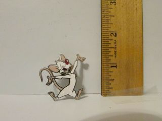 Rare Vintage Pinky And The Brain " Pinky " Pin Button Warner Bros.  Collectable