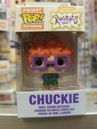Rugrats Chuckie Pocket Pop Keychain Nickelodeon Funko Classic Vaulted