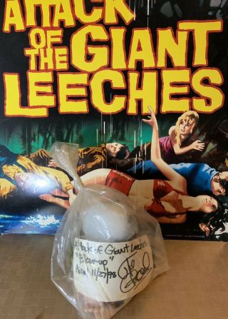Rare The Ghoul Ron Sweed Autographed Blow Up From Studio Taping Aired 11/27/98