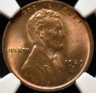 1929 - D Ms65rb Ngc Lincoln Wheat Cent Id Jj891