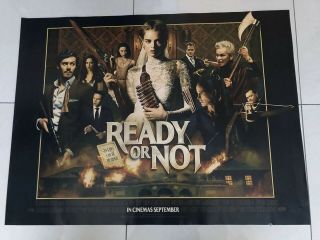 Ready Or Not Uk Quad Movie Poster