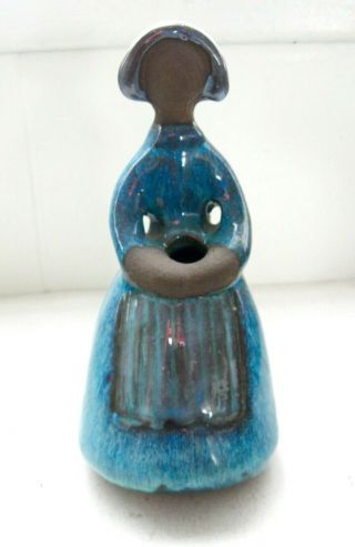Vintage Sweden Pottery Bud Vase Figurine Design Elsi Bourelius