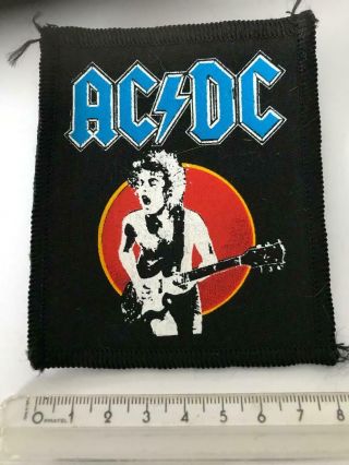 Acdc,  Ac/dc " Angus Young " Sew On Patch From 1990s £0.  99 Post Worldwide