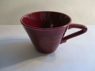 Vintage Harlequin One Cranberry Tea Cup Homer Laughlin