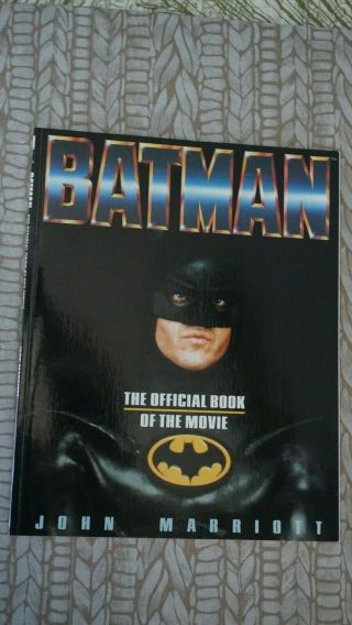 Batman:official Book Of The Movie By John Marriott (1989,  Paperback)