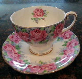 Antique,  Vintage,  Stunning,  Royal Standard Rose Of Sharon Tea Cup And Saucer