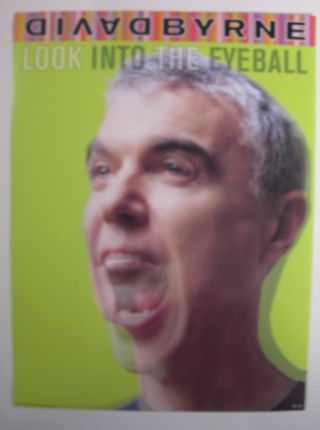 David Byrne Look Into The Eyeball Promo Poster 2000 Talking Heads
