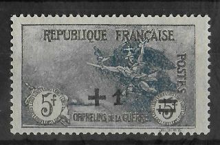 France 1922 Lh,  1 Fr On 5,  5 Fr Grey Blue Kv Yvert 169 Cv €170