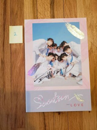 Seventeen - Love & Letter Album - S.  Coups Seungcheol Signed Love Version 2