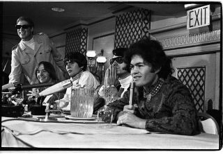 The Monkees Rare Candid 1967 35mm B/w Camera Negative At Press Event
