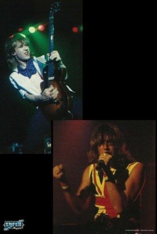Def Leppard Poster Live On Stage Collage Rare Hot 2