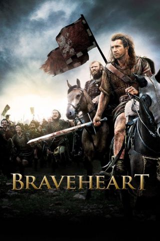 " Braveheart ".  Mel Gibson Patrick Mcgooghan.  Classic Movie Poster Various Sizes