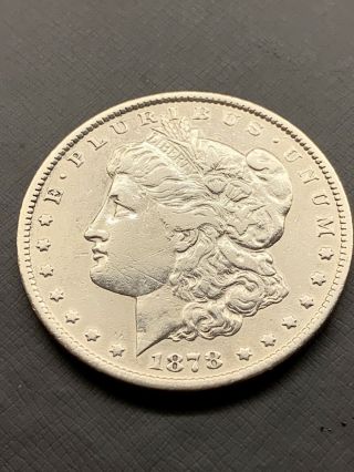 1878 - Cc $1 Morgan Carson City Minted Silver Dollar Close To Gem Coin