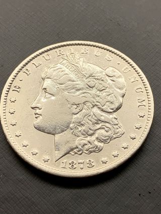 1878 - CC $1 Morgan Carson City minted Silver Dollar close to gem coin 2