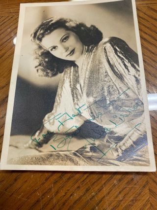 Vintage 5 X 7” B & W Autographed Photo Of Julie Bishop