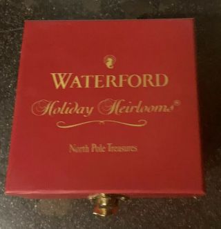 Waterford Holiday Heirloom North Pole Treasure Box Ornament Snowman Perfect Gift