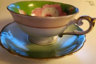 Vintage 1945 - 52 Trimont China Hand Painted Tea Cup & Saucer - Occupied Japan