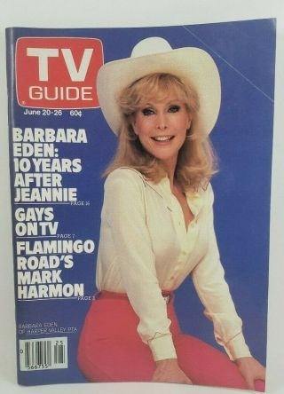 Tv Guide 1981 June 20/26 Canada Barbara Eden Pta Cover O 