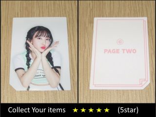 Twice 2nd Mini Album Page Two Cheer Up White Nayeon A Official Photo Card