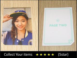 Twice 2nd Mini Album Page Two Cheer Up Blue Tzuyu B Official Photo Card