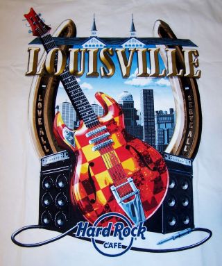 Hard Rock Cafe Louisville City Tee T - Shirt Size Adult X - Large - With Tags