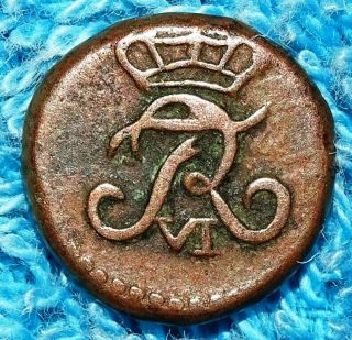 India Danish Trankebar Federick Vi 4 Kas Ad 1832 An Exceptional Coin.