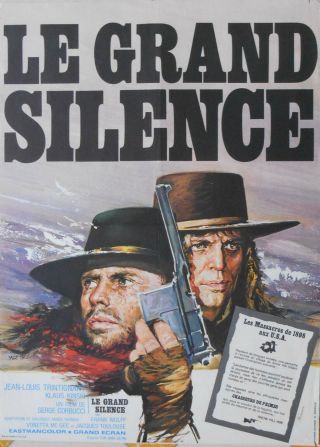 Il Grande Silenzio 16x22 French 1968 Klaus Kinski