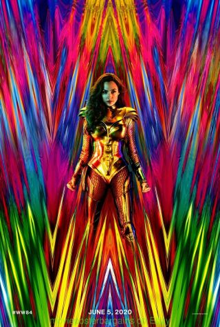 Wonder Woman Movie Poster Ds 27x40 Wonder Version Advance Style 2019