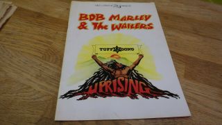 Bob Marley,  Uprising 1980 Tour Program,