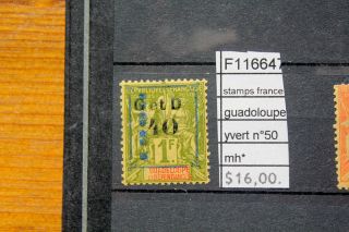 Stamps Colonies France Guadeloupe Yvert N°50 Mh (f116647)
