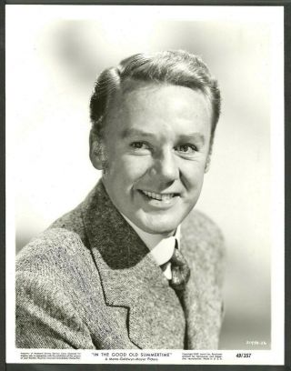 Van Johnson 1949 Mgm Portrait Photo In The Good Old Summertime