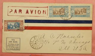 1927 French West Africa Senegal St Louis Airmail To Usa
