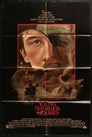 Young Sherlock Holmes (1985) Movie Poster - Steven Spielberg
