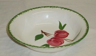 Vintage Blue Ridge Southern Potteries Quaker Apple 9” Vegetable Serving Bowl