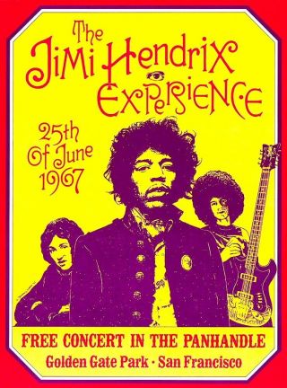 4.  75 " Jimi Hendrix Experience Vinyl Sticker.  Decal 4 Car Guitar Skateboard Bong