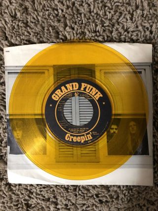Grand Funk Railroad We’re An American Band (yellow Vinyl) 45