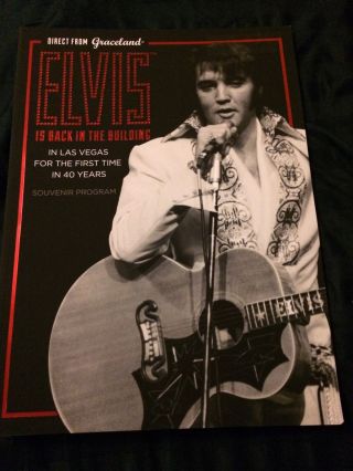 Elvis Presley Souvenir Program Book Direct From Graceland