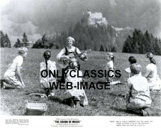 1965 Sound Of Music - Austria Castle - Guitar - Von Trapp Family Iconic Photo - Andrews