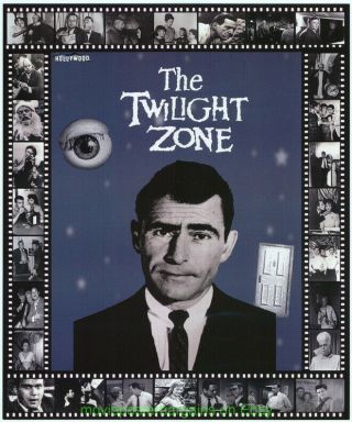 The Twilight Zone 50th Ann.  The Hollywood Show Promotional Poster Rod Serling