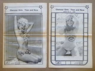 Glamour Girls Then And Now 3 8 Bunny Yeager Maria Stinger Dede Lind Tabloid