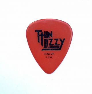 Thin Lizzy Guitar Pick Ricky Warwick Authentic 2009 Tour Signature Logo Pick