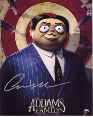 Oscar Isaac Star Wars Signed 8x10 Addams Family Photo With