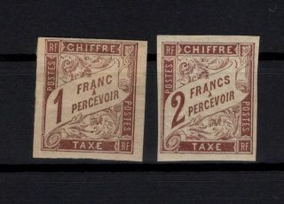 P123957/ French Colonies Stamps – Postage Due – Maury Cg - T15 - Cg - T16 Mh 90 E