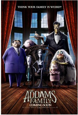 The Addams Family Ds Movie Poster - 27x40 D/s Intl Adv