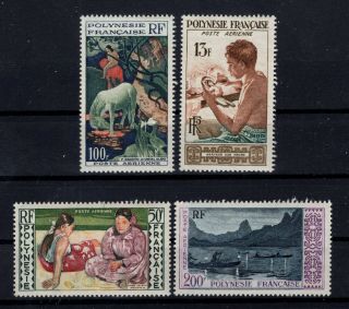 P121894/ French Polynesia / Y&t Air 1 / 4 Complete Set Mnh