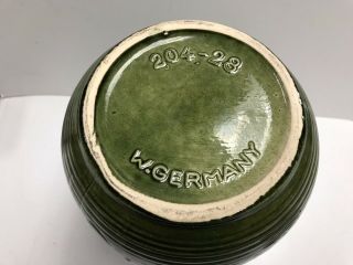 Green Rumtopf 204 - 28 Large Lidded Jar West Germany 3